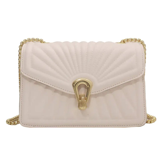 Premium Texture Chain Shoulder Messenger Bag